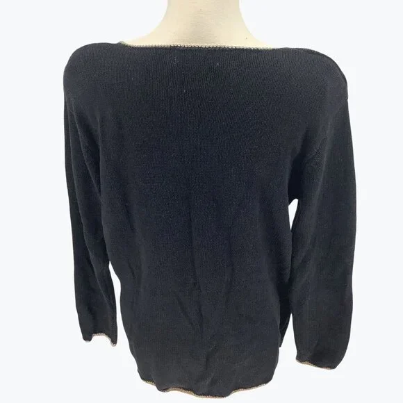 Vintage Worthington Sweater Women's Size Large Floral - Picture 3 of 8